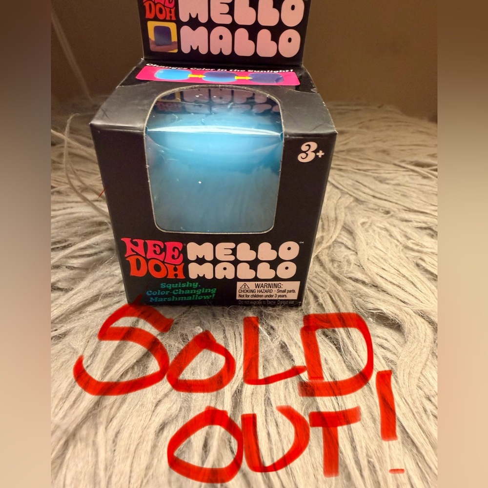 NEE DOH Gumdrop Super Solid Squish! Blue Toy